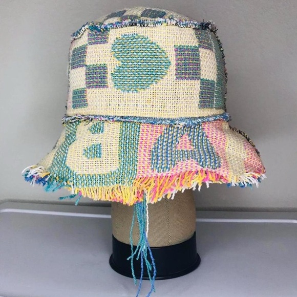 Colorful Patchwork Bucket Hat - Picture 4 of 7